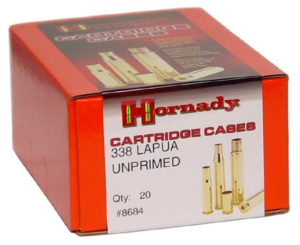 Hornady 338 Lapua Unprimed Cases (20)