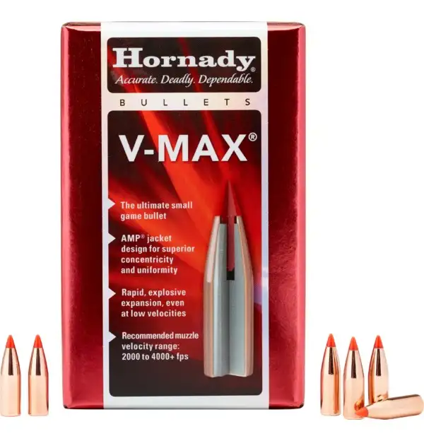 Hornady V-Max 6mm (.243) 75gr Bullets (100)